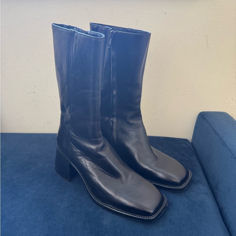 Zara Square Toe Boots